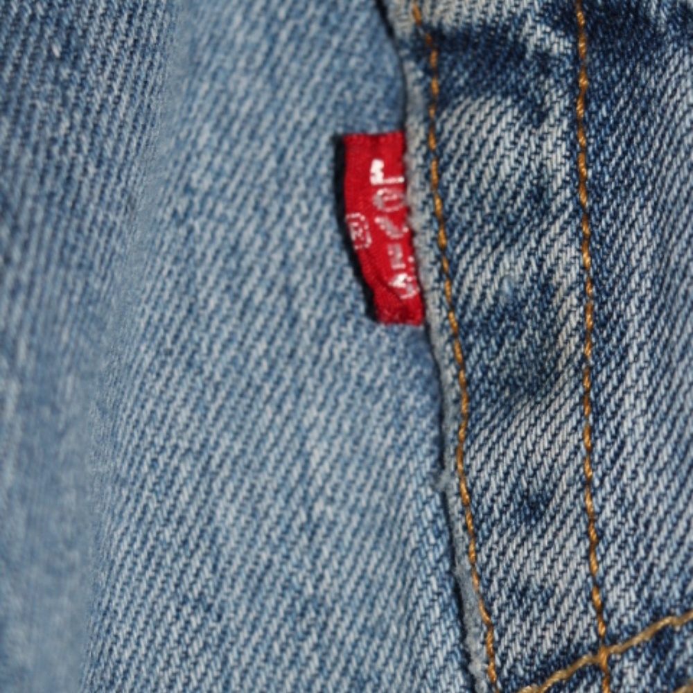 SZ 38 X 33 LEVIS 501 VINTAGE DISTRESSED JEANS